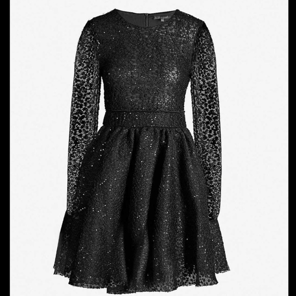 Maje Dresses & Skirts - MAJE | 💕 | Black Sequin-embellished lace dress